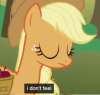 Applejack doesn\'t feel