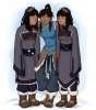 I\'m enjoying the art of korra\'s nearly twin cousins