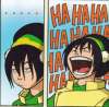 Avatar: The Last Airbender, Toph, laughing reaction image